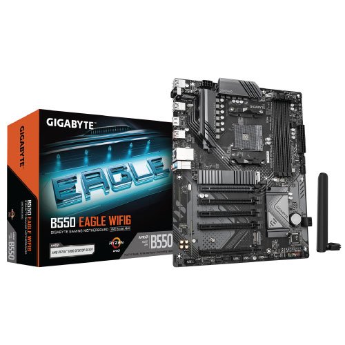 Gigabyte AMD AM4 Chipset B550 EAGLE WIFI6 AM4 ATX Motherboard Product
